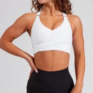 Buffbunny Candy Wrap Bra in White